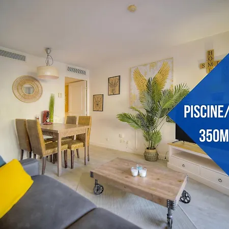 Les Cinq - 2 Min Mer - Piscine - Terrasse - Vca * Cannes